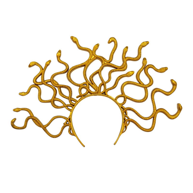 Čelenka s medúzami, zlatá